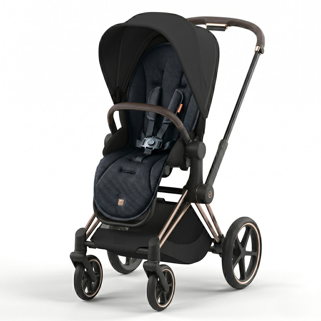 Sitzauflage Air, Black – Seitenansicht