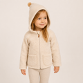 Kinder-Wolljacke Meri Sierra, Beige