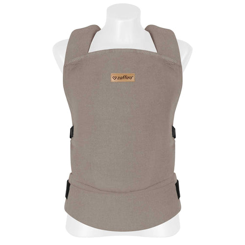 Babytrage BabyFlow, Latte – ergonomische Babytrage für Neugeborene und Kleinkinder