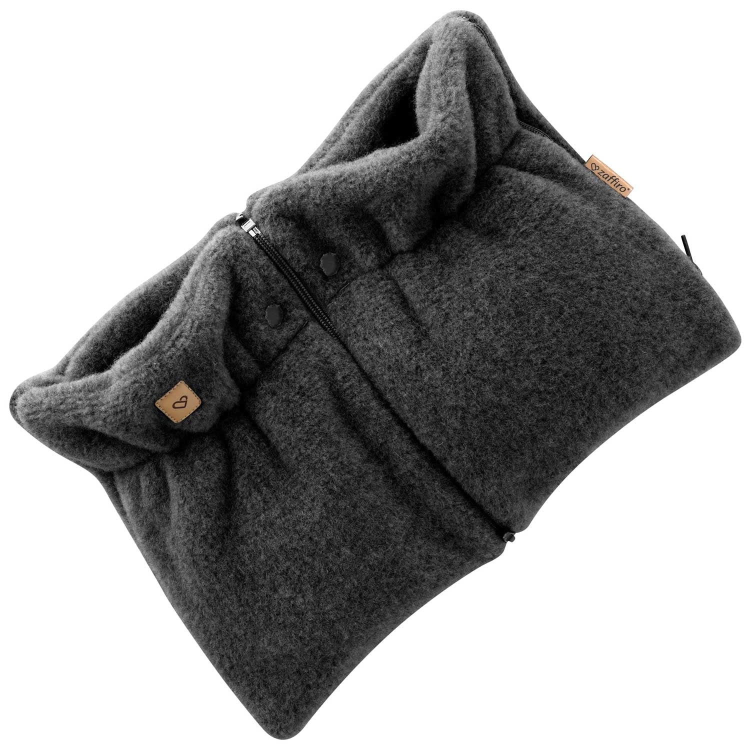 Handwärmer Sierra, Anthracite – Wollhandwärmer für Kinderwagen