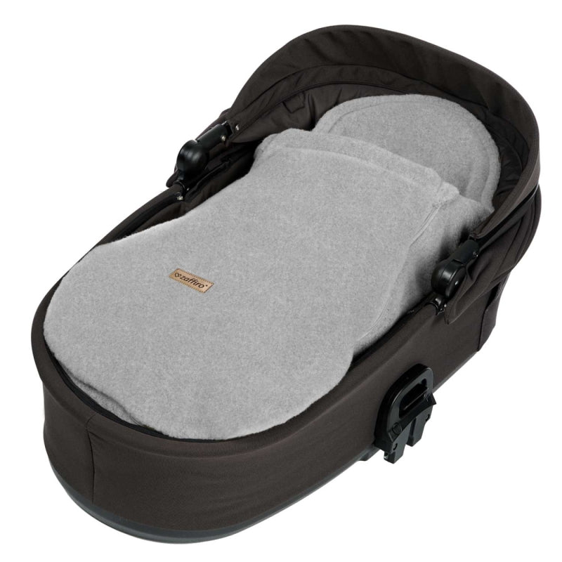 Wollfußsack Mini Sierra, Grey – Gesamtansicht