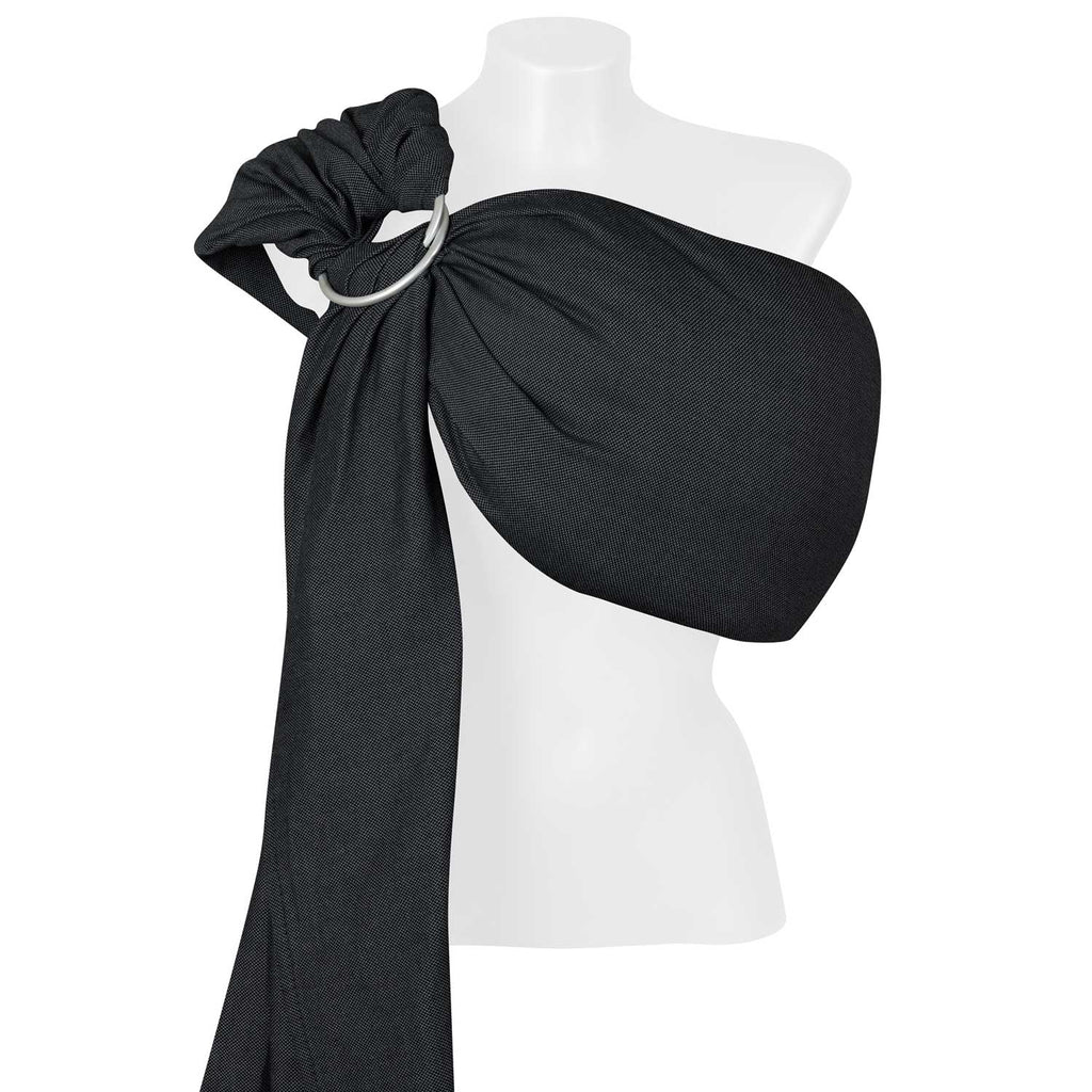 Ringtragetuch HugMe, Anthracite – Vorderansicht