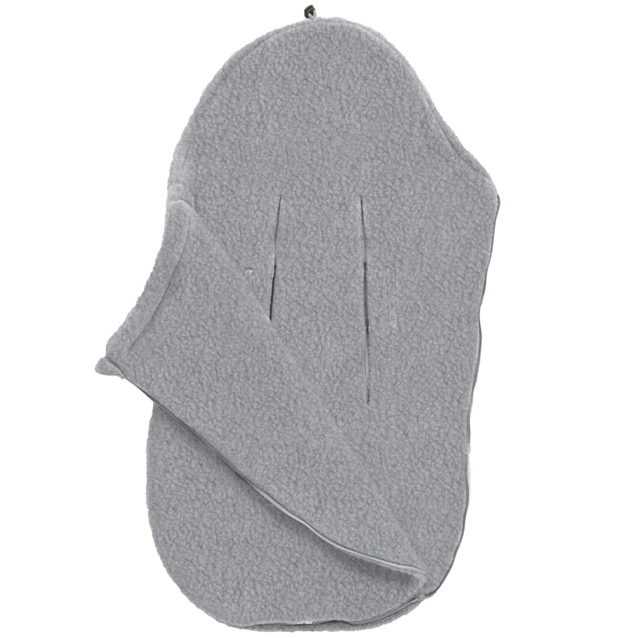 Wollfußsack Mini Nevada, Grey – Seitenansicht