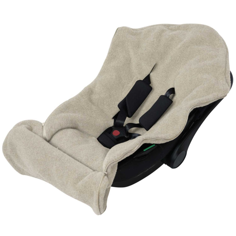 Wollfußsack Mini Sierra, Beige – Befestigung Detail