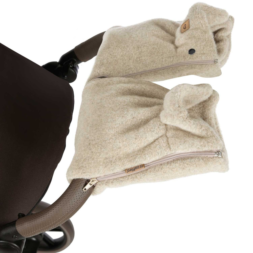 Handwärmer Sierra, Beige – Rückenansicht
