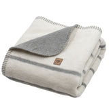 Baumwolldecke Oslo Stripes Grey
