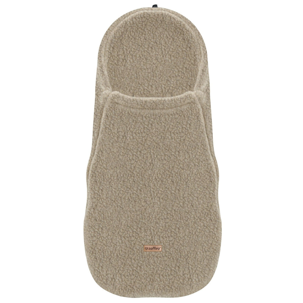 Wollfußsack Mini Nevada, Brown – Woll-Fußsack für Kinderwagen
