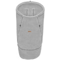 Wollfußsack Maxi Sierra, Grey – großer Woll-Fußsack für Kinderwagen
