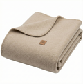 Baumwolldecke Oslo Beige – weiche Baumwolldecke für Babys