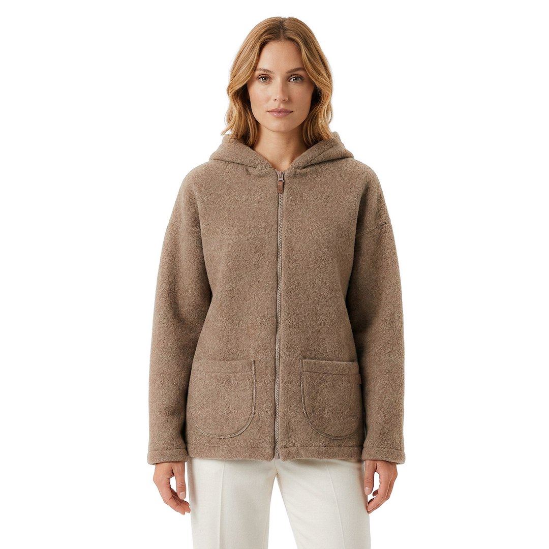 Wolljacke Zoya Sierra, Brown