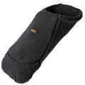 Wollfußsack Maxi Nevada, Anthracite – großer Woll-Fußsack für Kinderwagen