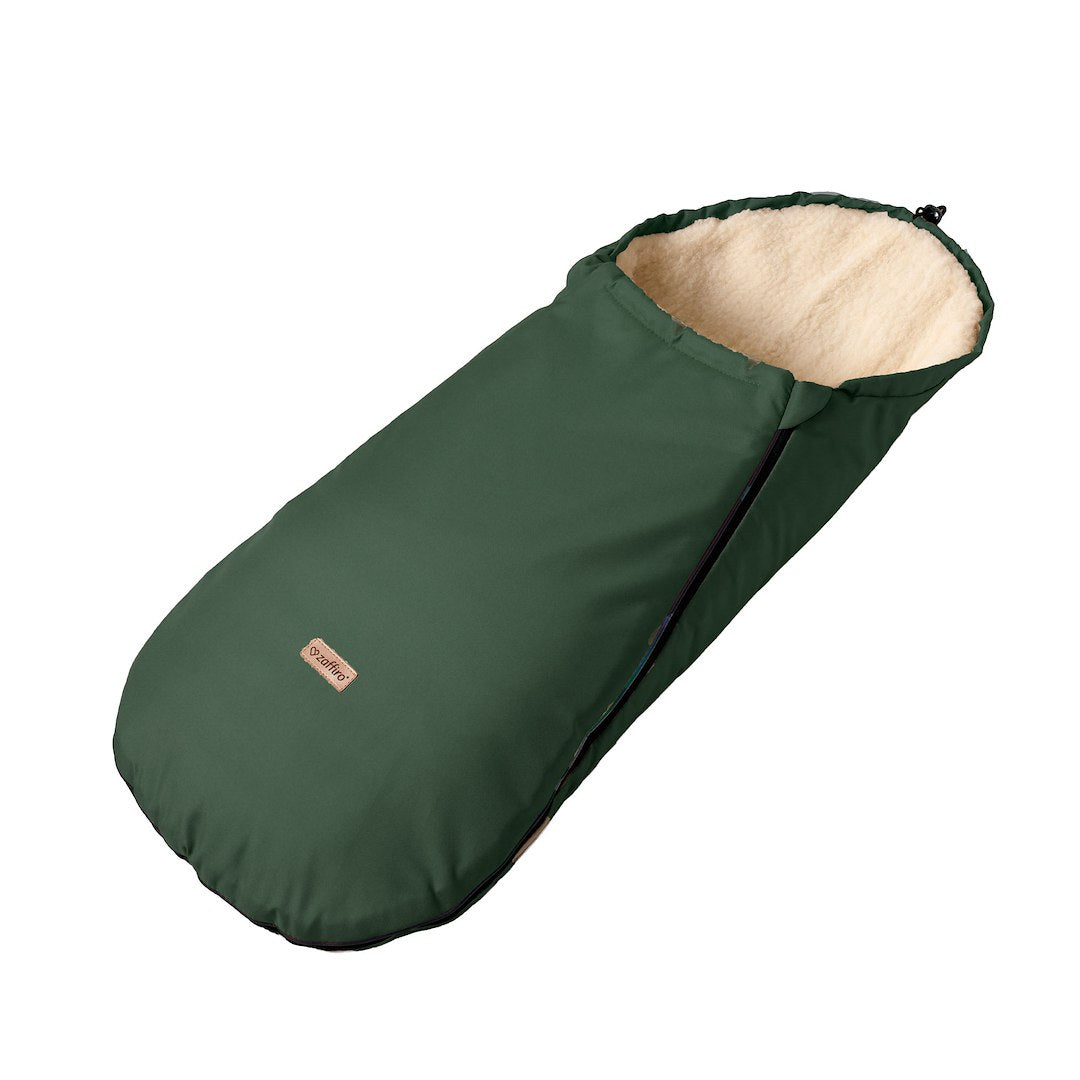 Wollfußsack Mini Nordico 0–12 Monate Bottle Green