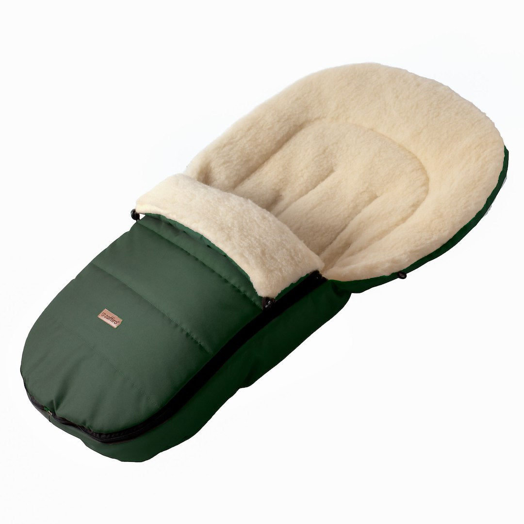 Wollfußsack Classic Nordico bottle green