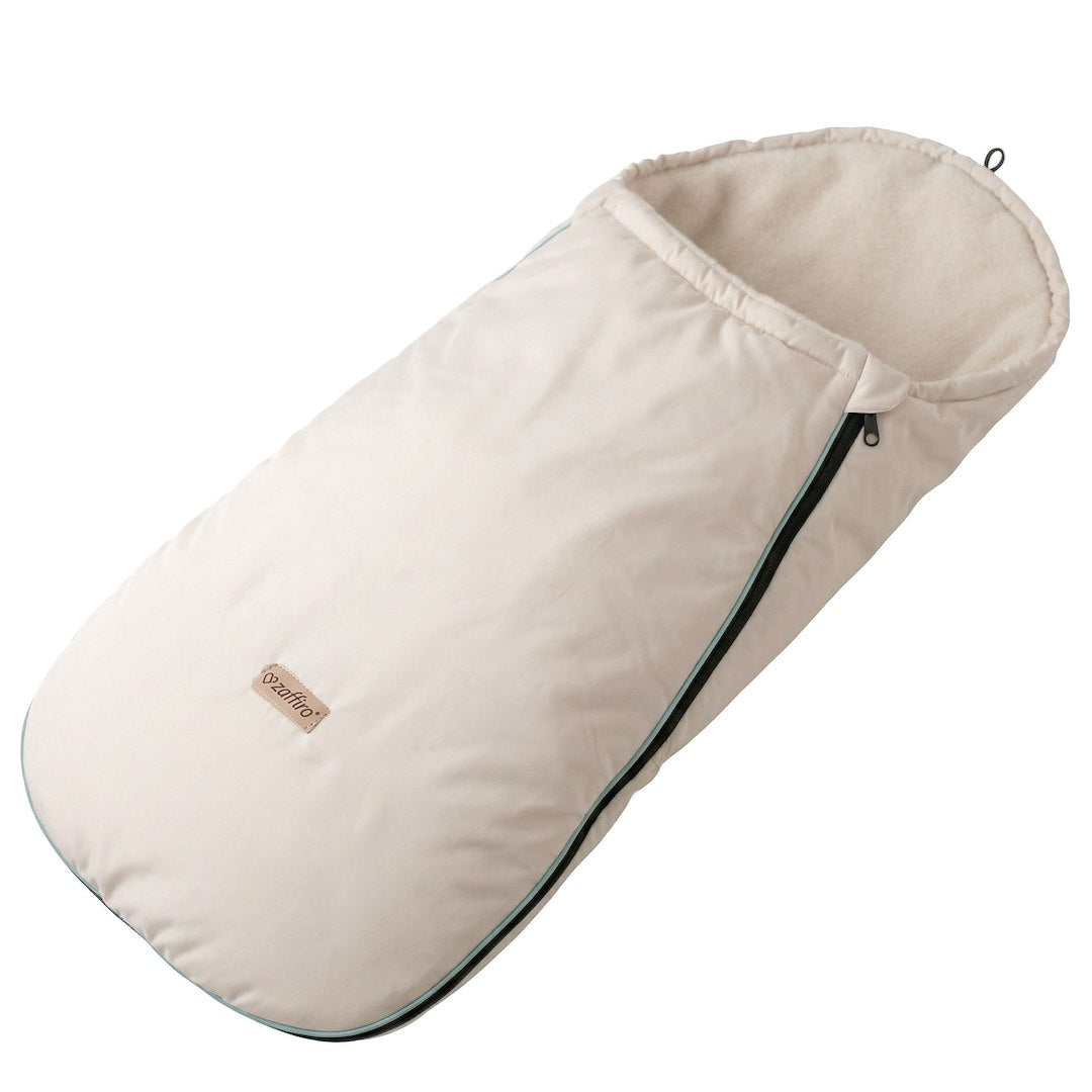 Wollfußsack Mini Aspen 0–12 Monate Vanilla
