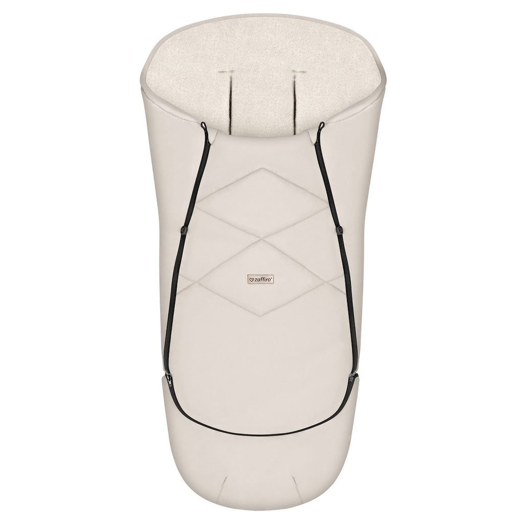 Fußsack EverGrow Aspen, Vanilla – mitwachsender Kinderwagen-Fußsack
