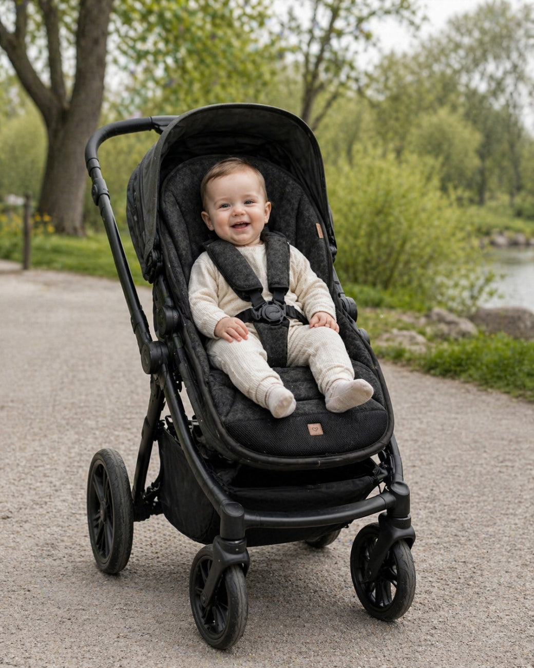 Sitzauflage Sierra, Anthracite – Vorderansicht