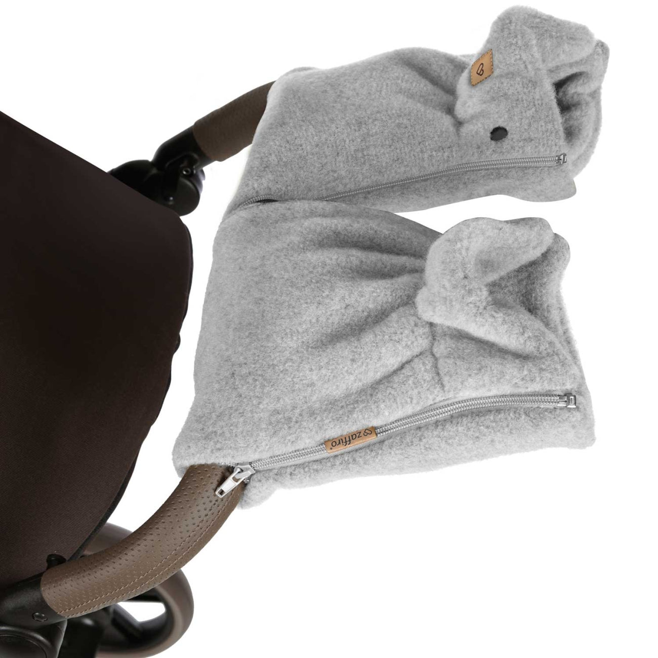 Handwärmer Sierra, Grey – Rückenansicht