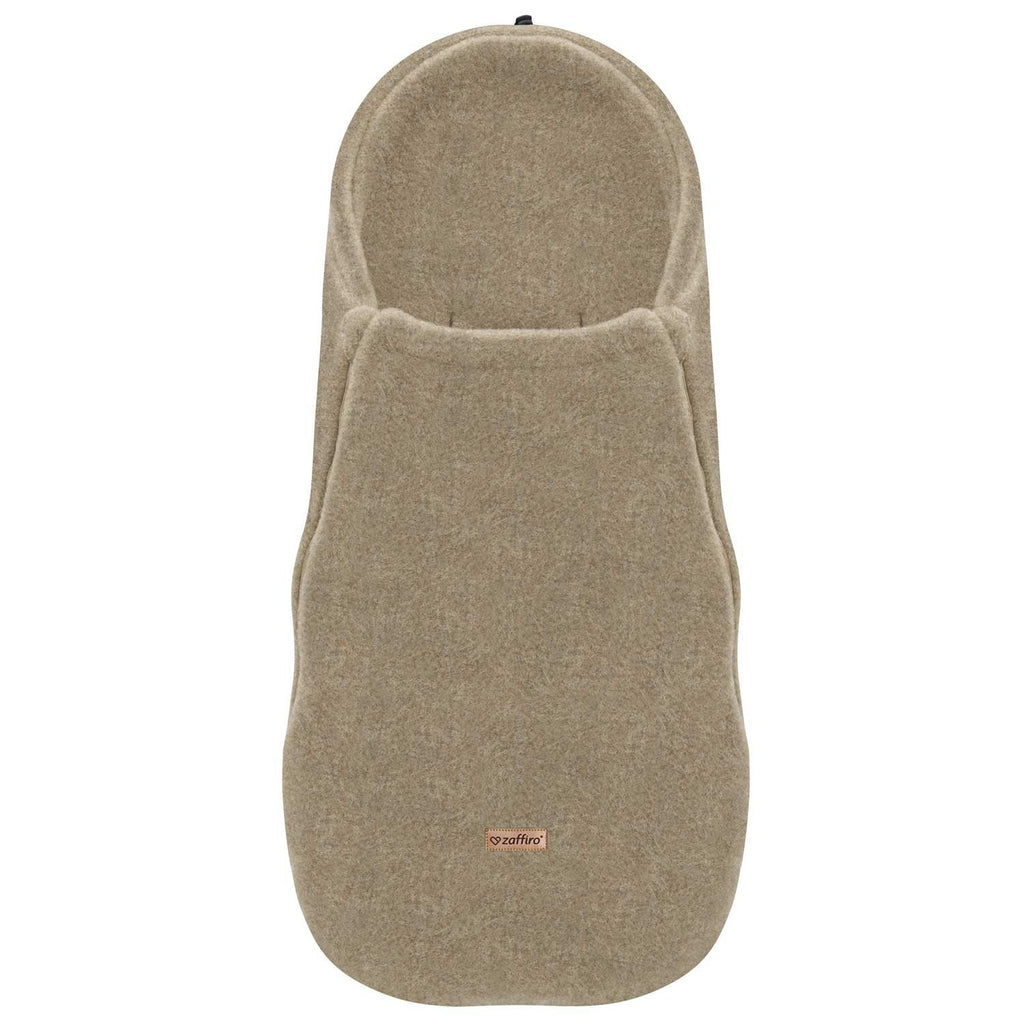 Wollfußsack Mini Sierra, Brown – Woll-Fußsack für Kinderwagen