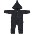 Wolloverall Nevada, Anthracite – Baby Wolloverall aus Merinowolle