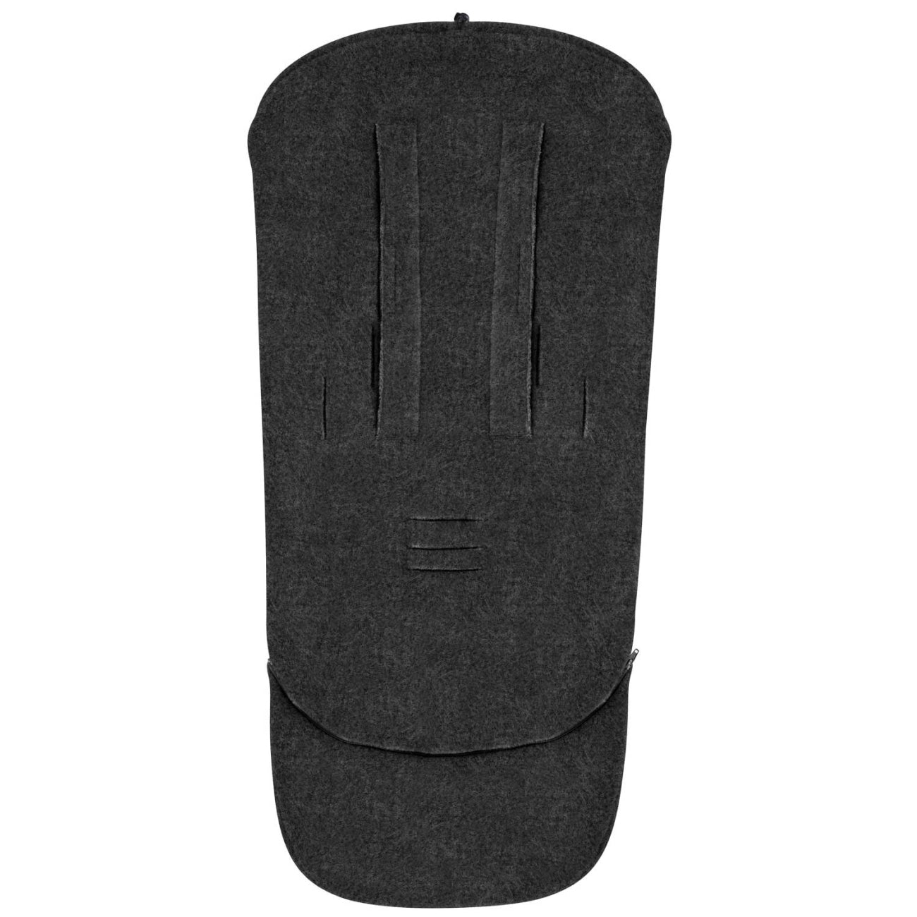 Wollfußsack Maxi Sierra, Anthracite – Vorderansicht