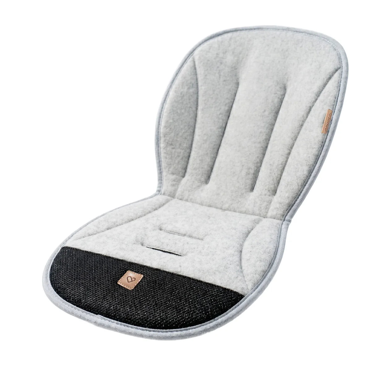Sitzauflage Sierra, Grey – Woll-Sitzauflage für Kinderwagen