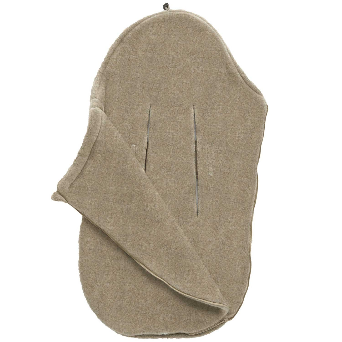 Wollfußsack Mini Sierra, Brown – Seitenansicht