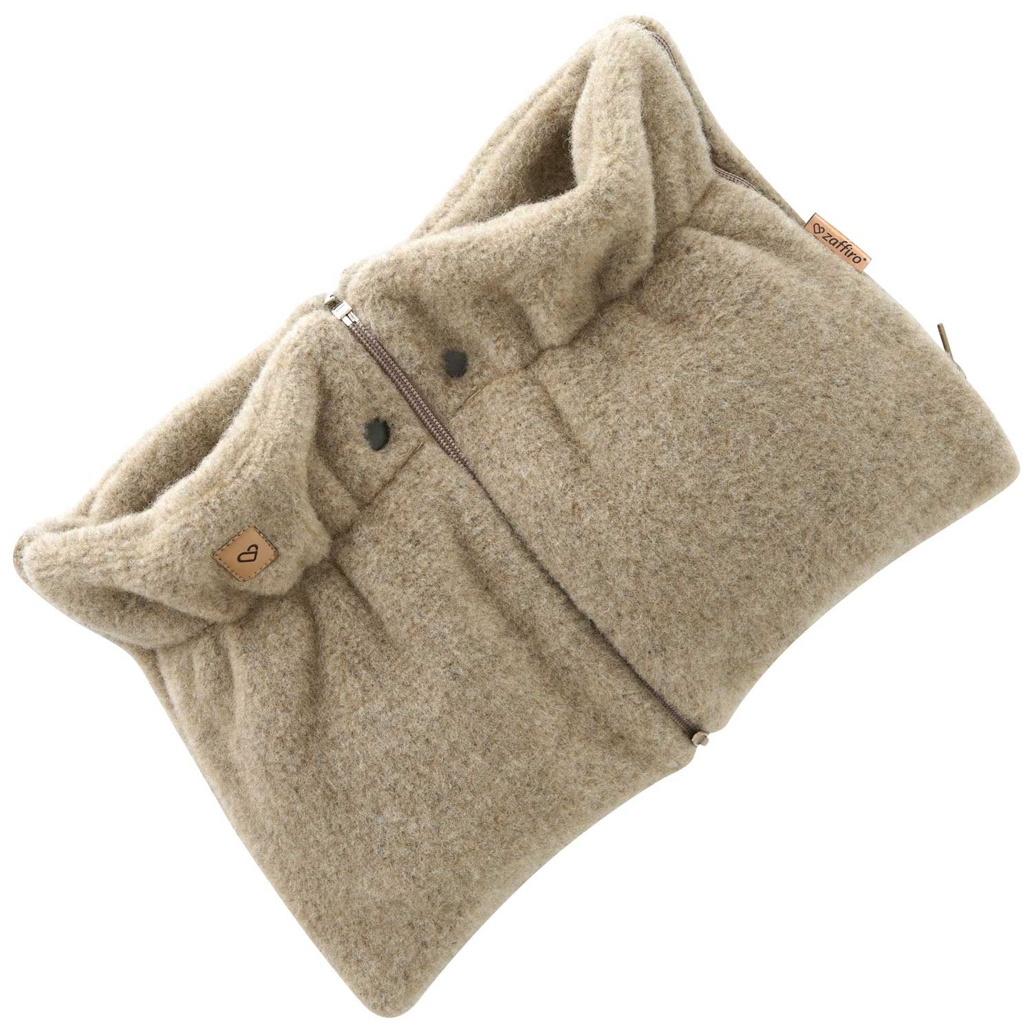 Handwärmer Sierra, Brown – Wollhandwärmer für Kinderwagen