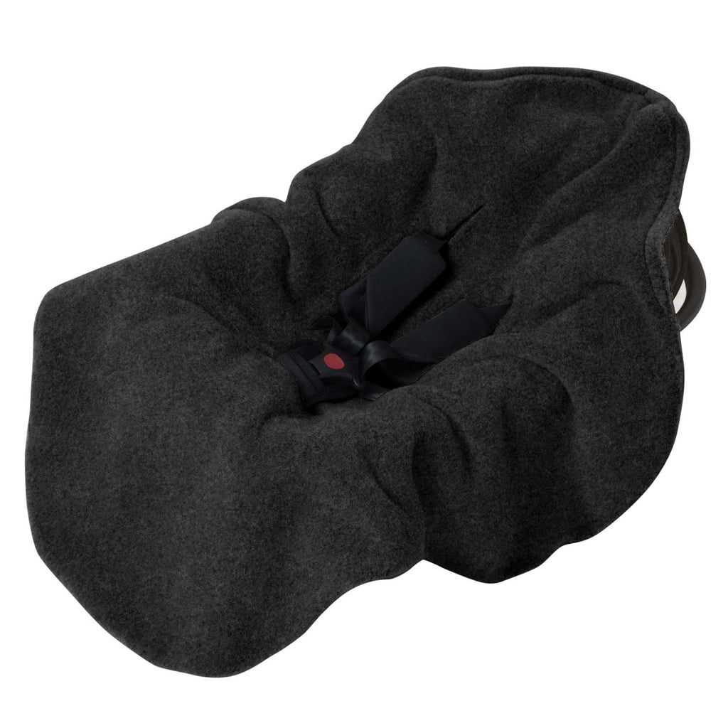 Baby-Wollswaddle Sierra, Anthracite – Detailansicht Wolle