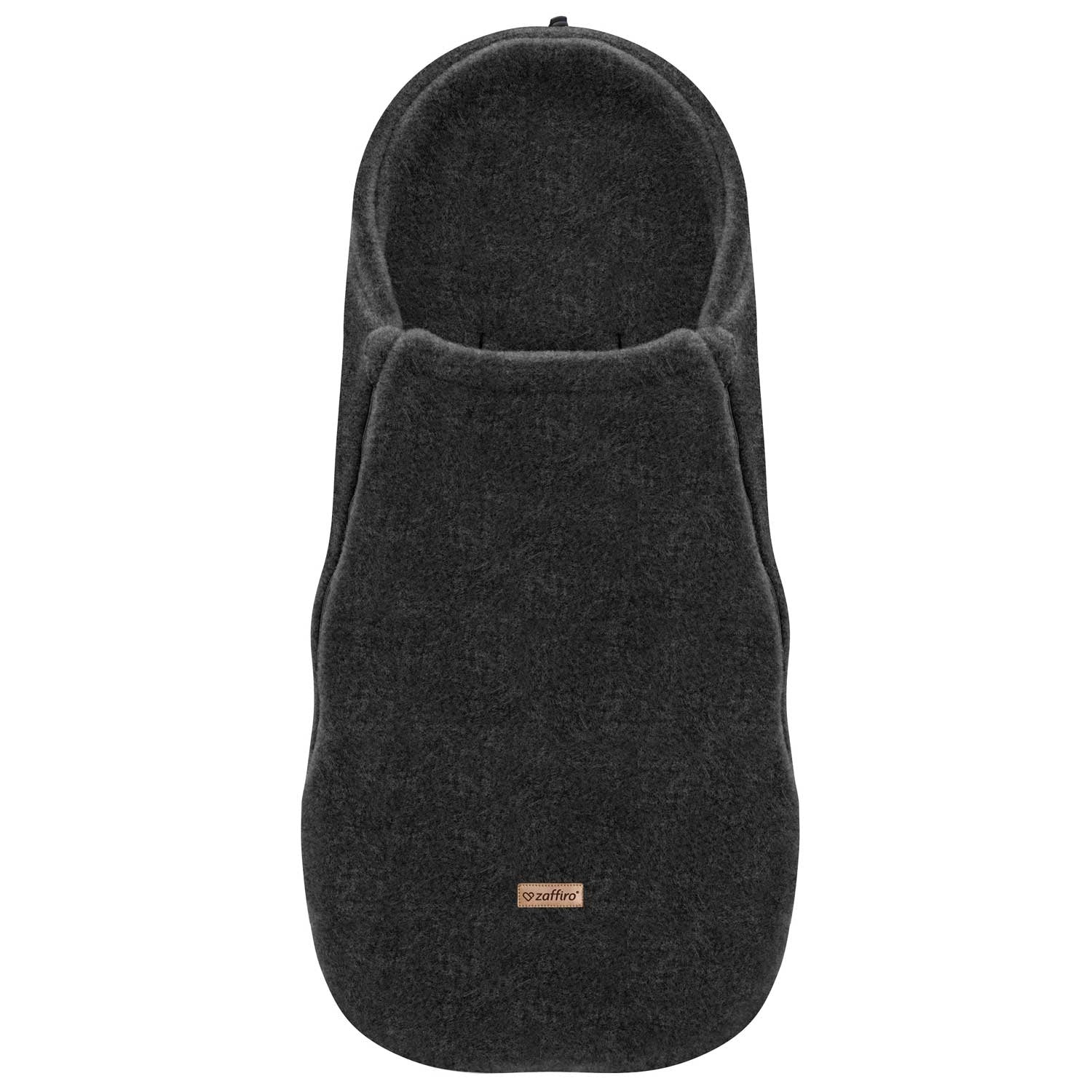 Wollfußsack Mini Sierra, Anthracite – Woll-Fußsack für Kinderwagen