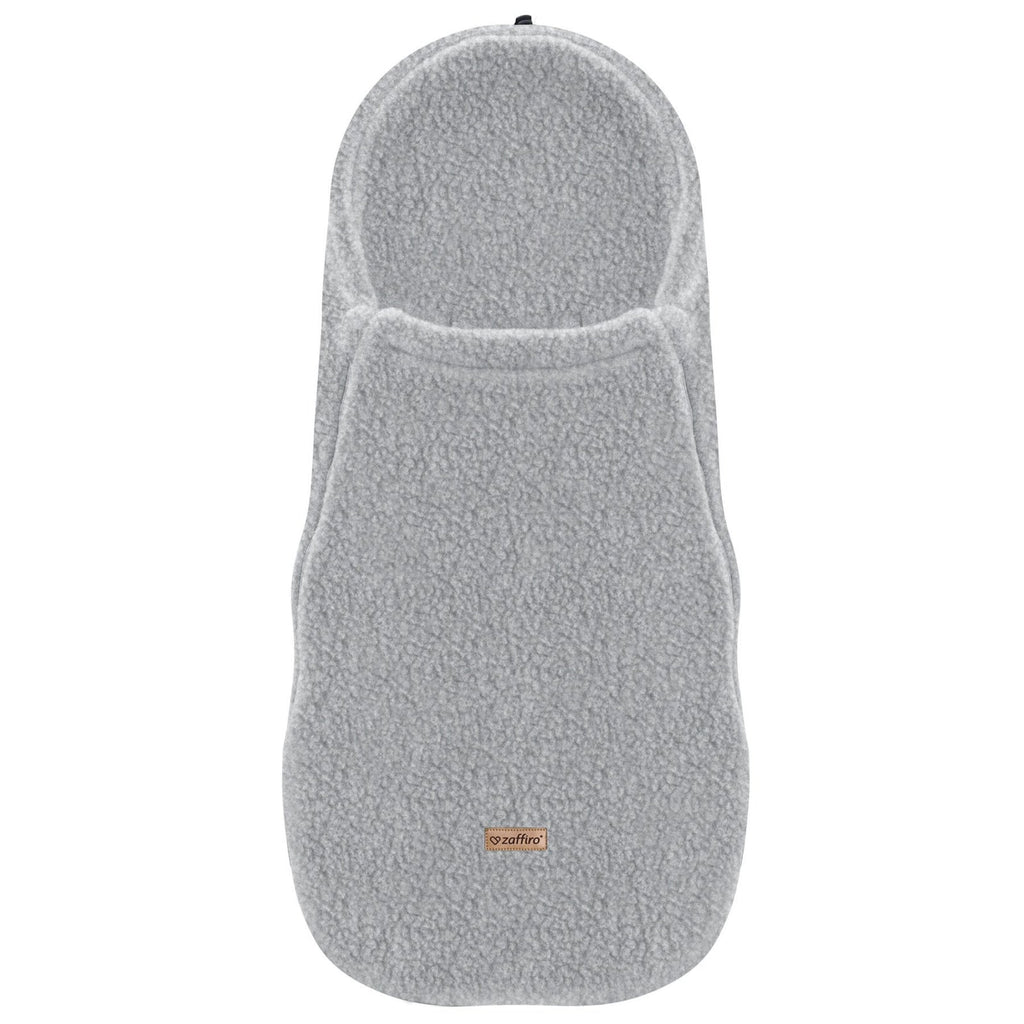 Wollfußsack Mini Nevada, Grey – Woll-Fußsack für Kinderwagen