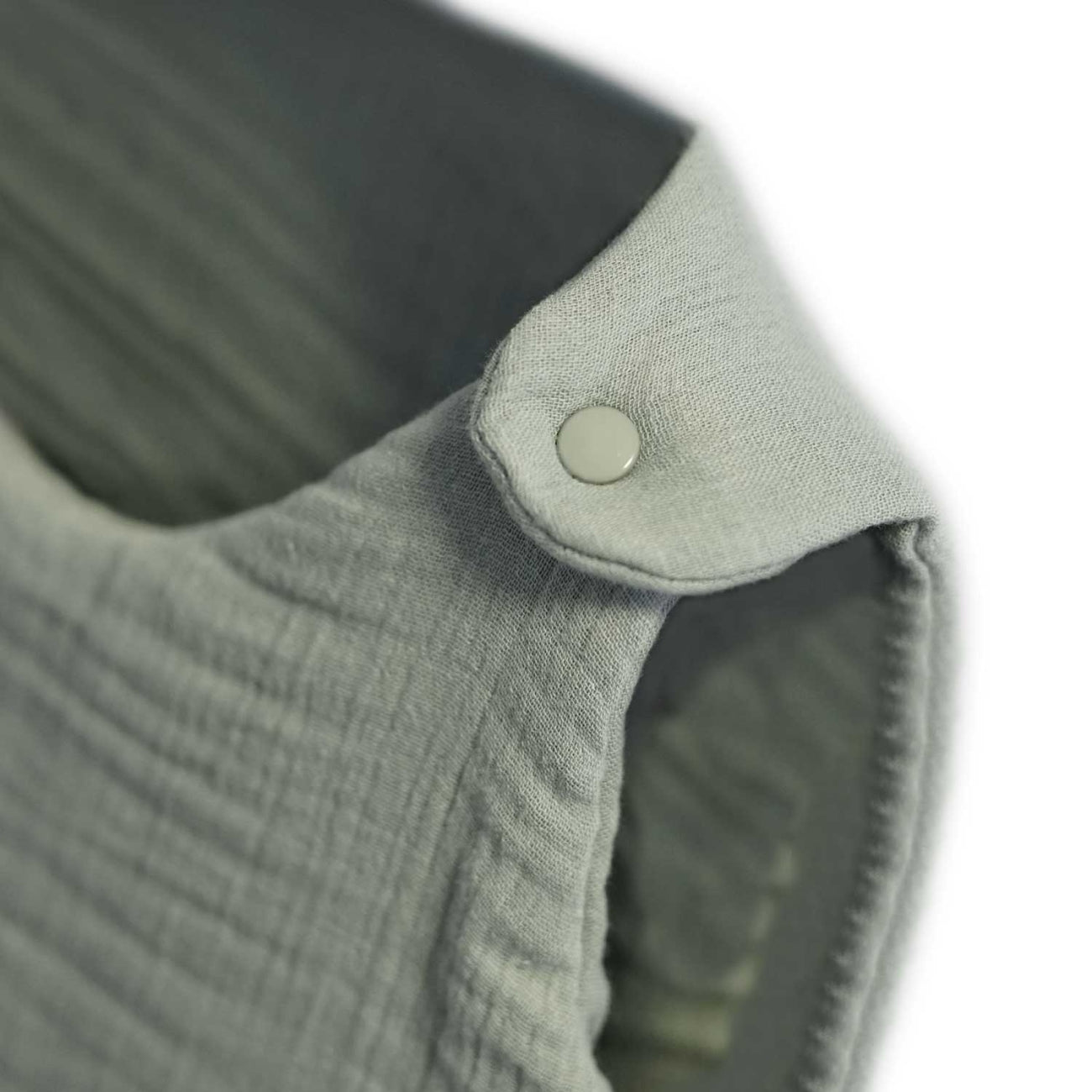 Musselin-Schlafsack Malaga 2,5 TOG, Mint – Rückenansicht