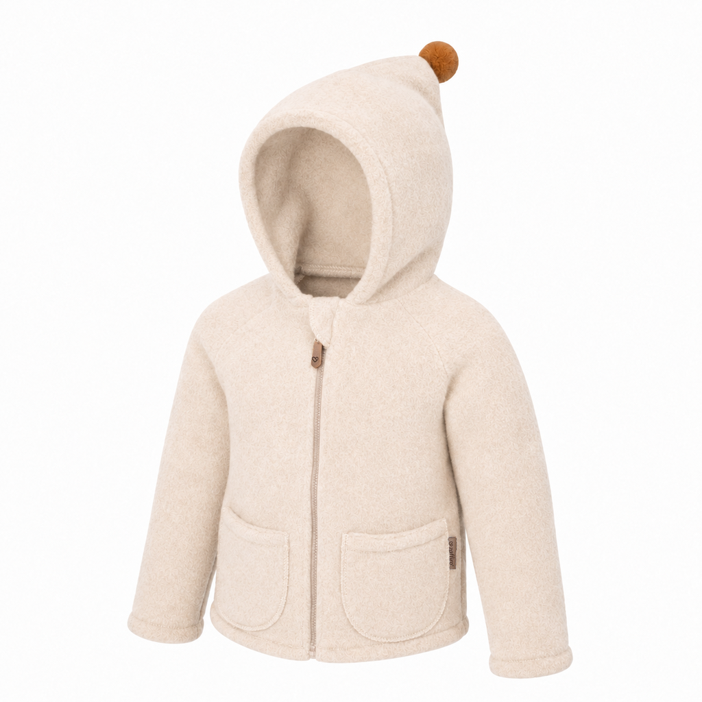 Kinder-Wolljacke Meri Sierra, Beige