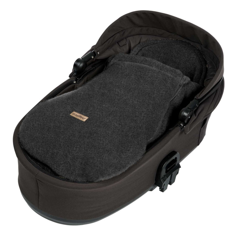 Wollfußsack Mini Sierra, Anthracite – Gesamtansicht