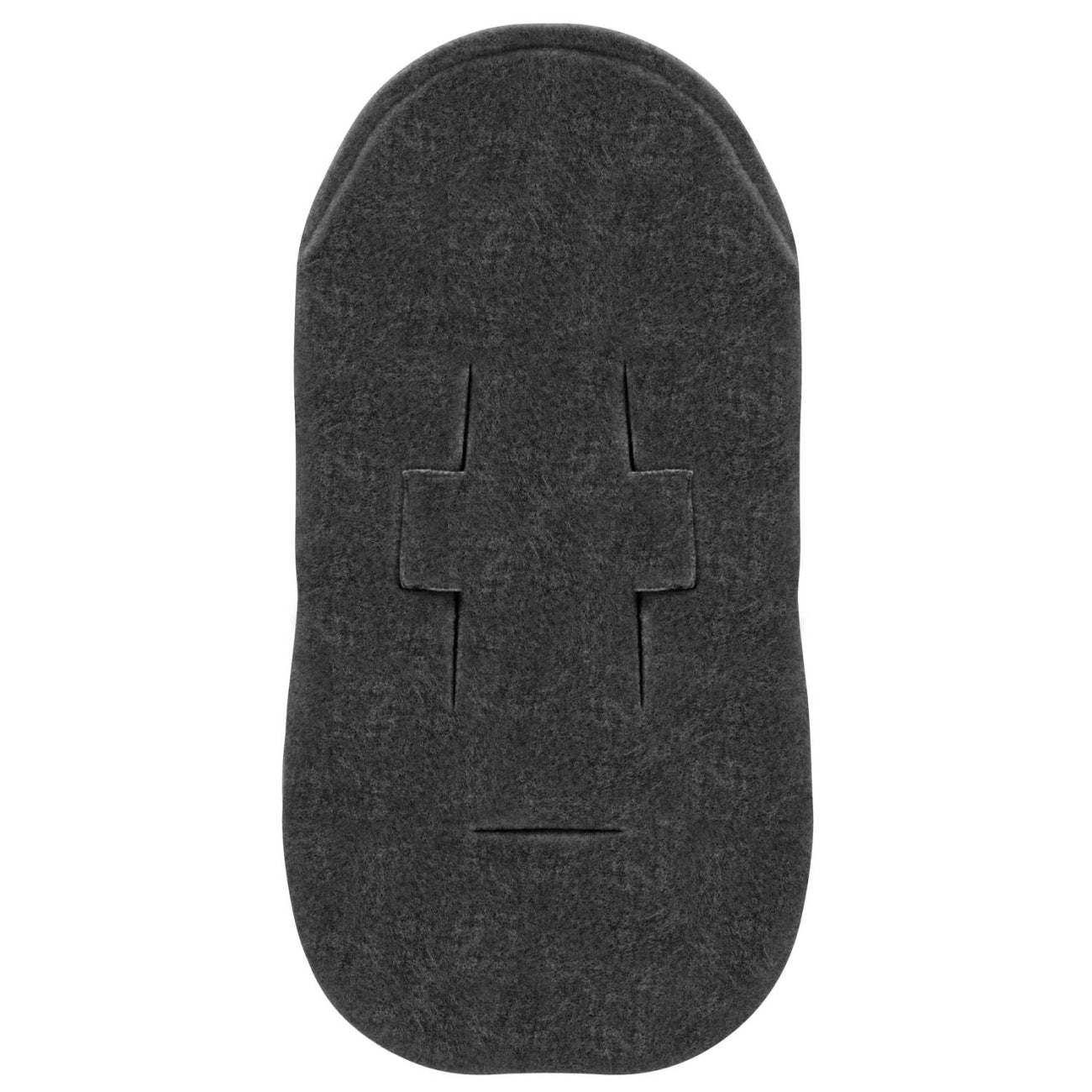 Wollfußsack Mini Sierra, Anthracite – Vorderansicht