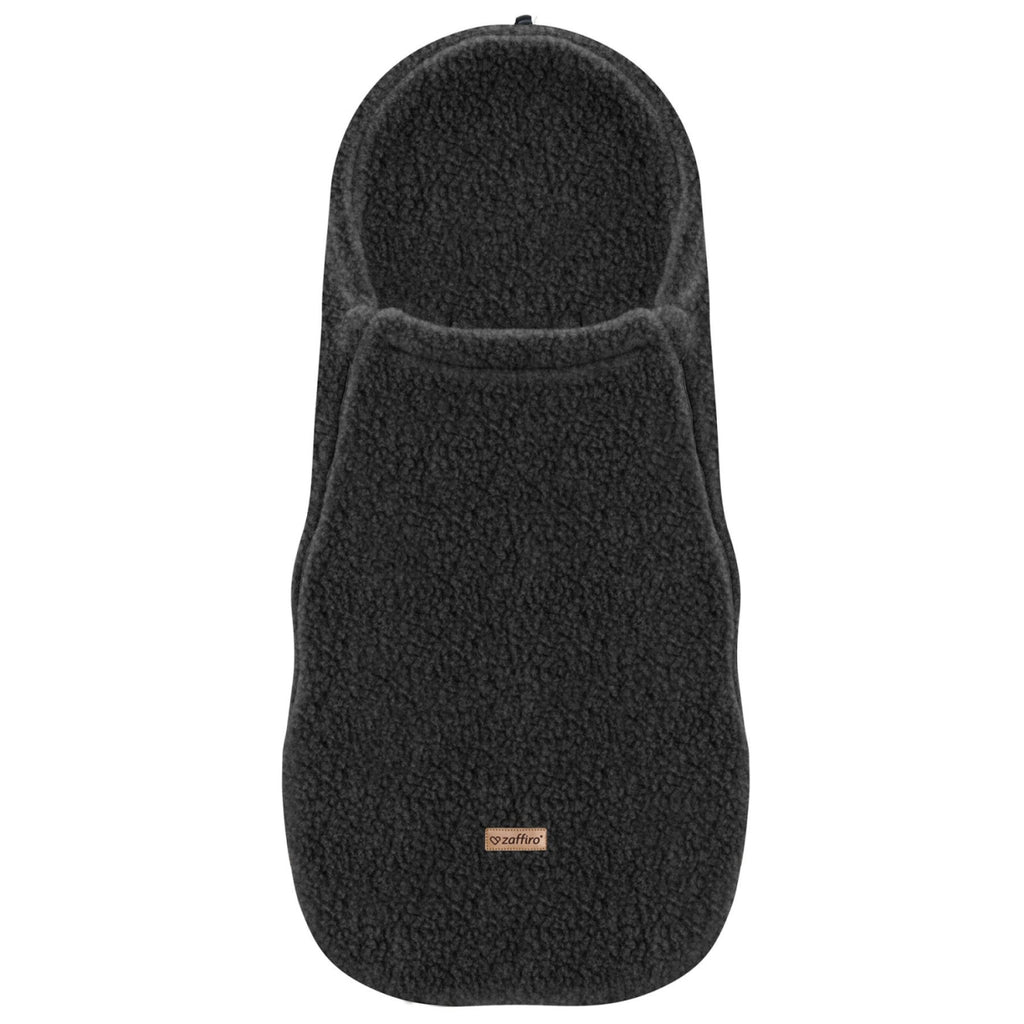 Wollfußsack Mini Nevada, Anthracite – Woll-Fußsack für Kinderwagen