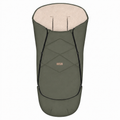Fußsack EverGrow Aspen, Khaki – mitwachsender Kinderwagen-Fußsack