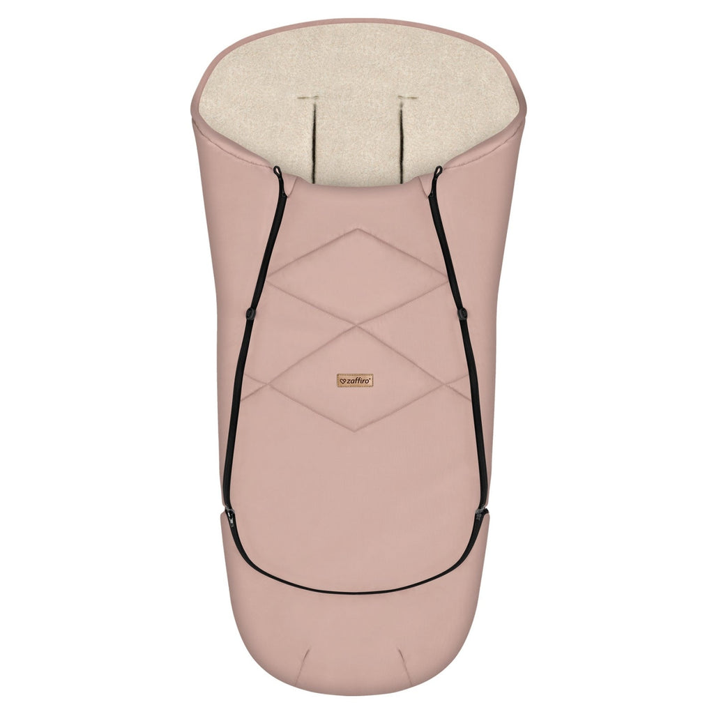 Fußsack EverGrow Aspen, Baby Pink – mitwachsender Kinderwagen-Fußsack