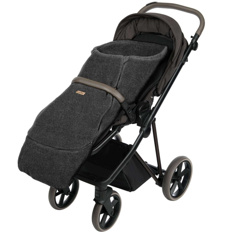 Wollfußsack Maxi Sierra, Anthracite – Innenansicht