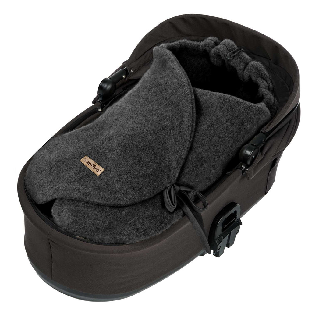 Baby-Wollswaddle Sierra, Anthracite – Seitenansicht