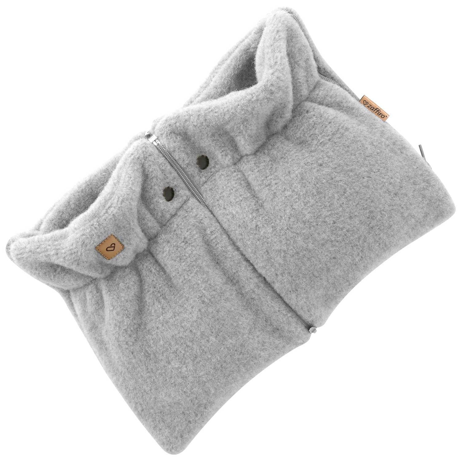 Handwärmer Sierra, Grey – Wollhandwärmer für Kinderwagen