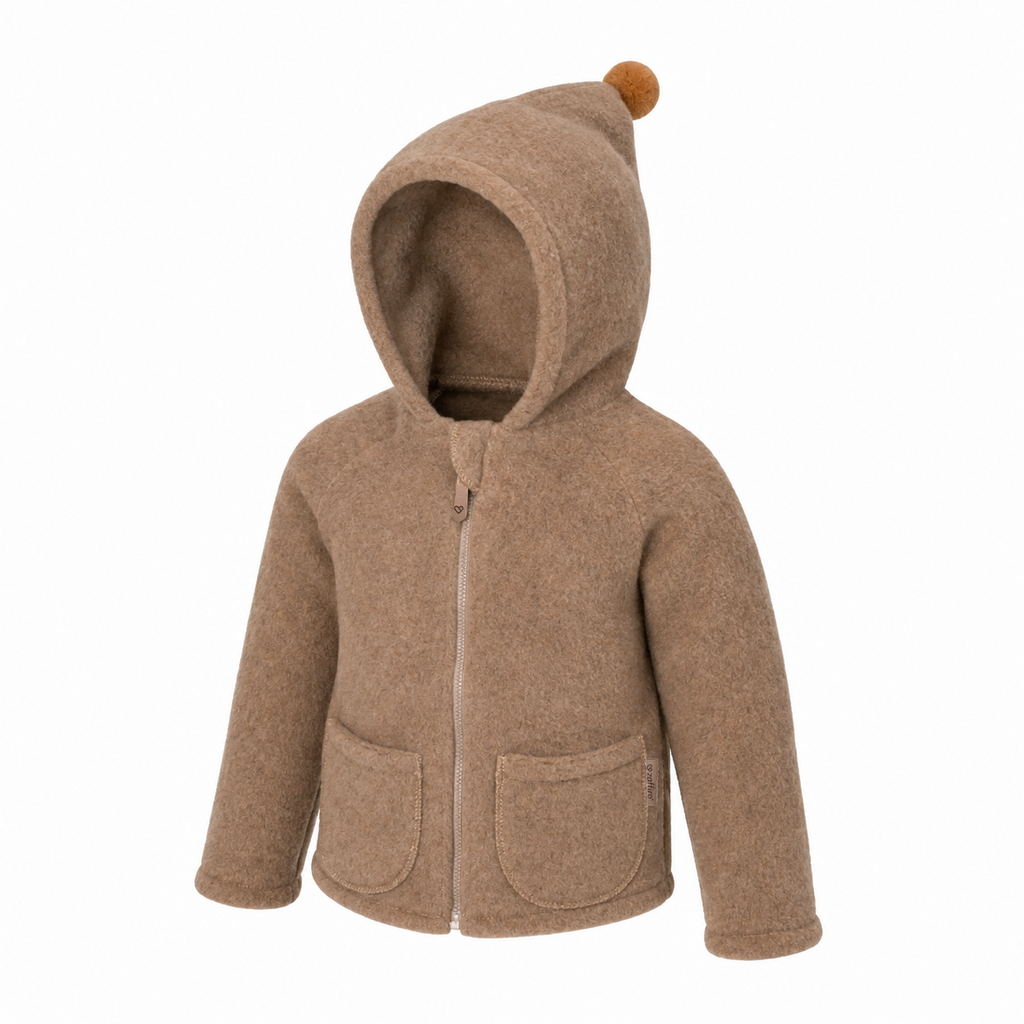 Kinder-Wolljacke Meri Sierra, Brown