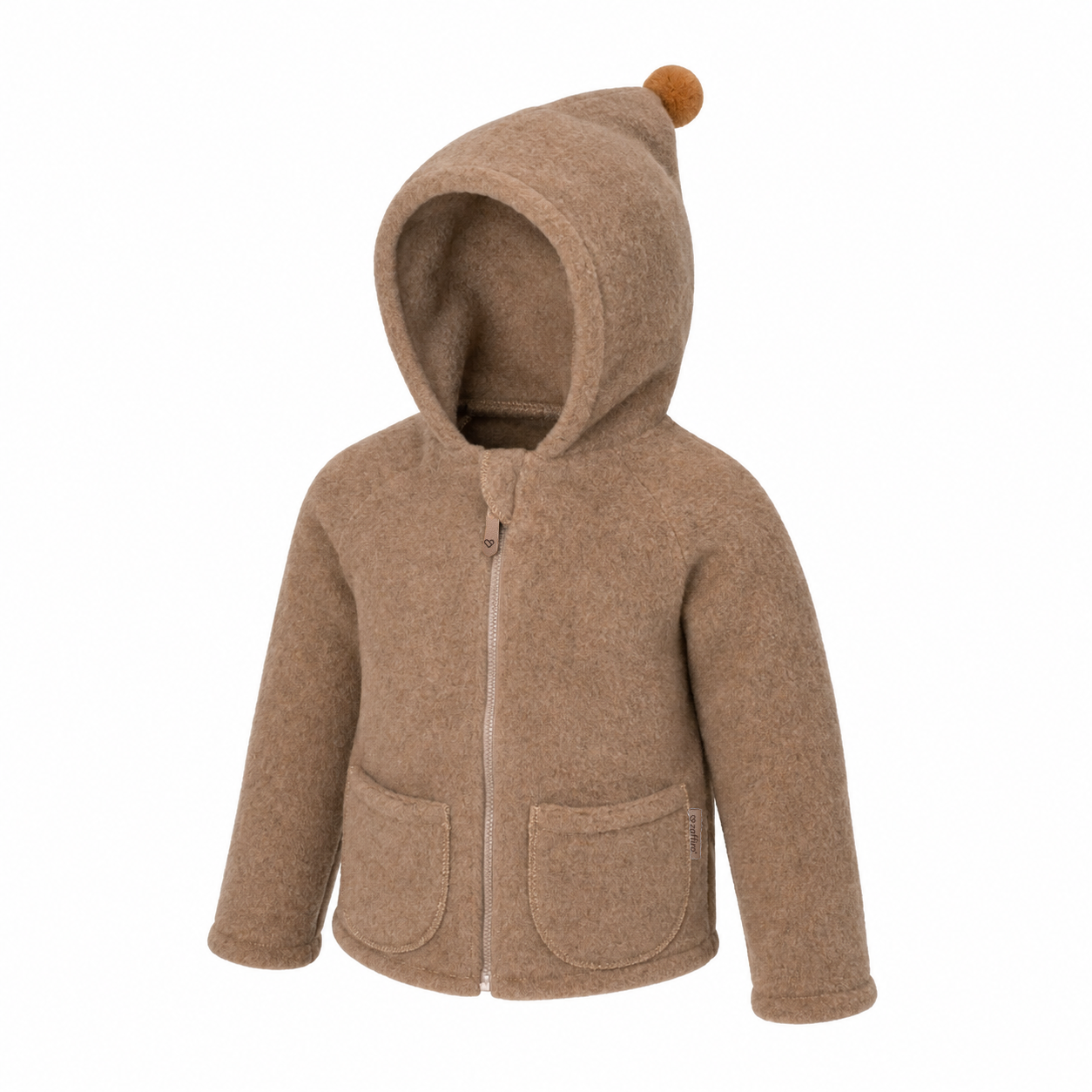 Kinder-Wolljacke Meri Sierra, Brown