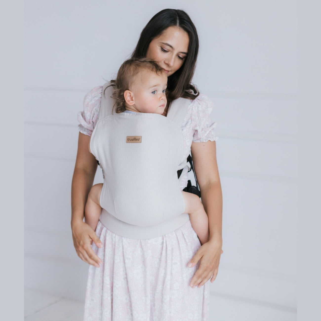 Babytrage BabyFlow, Beige – Detailansicht Trägersystem