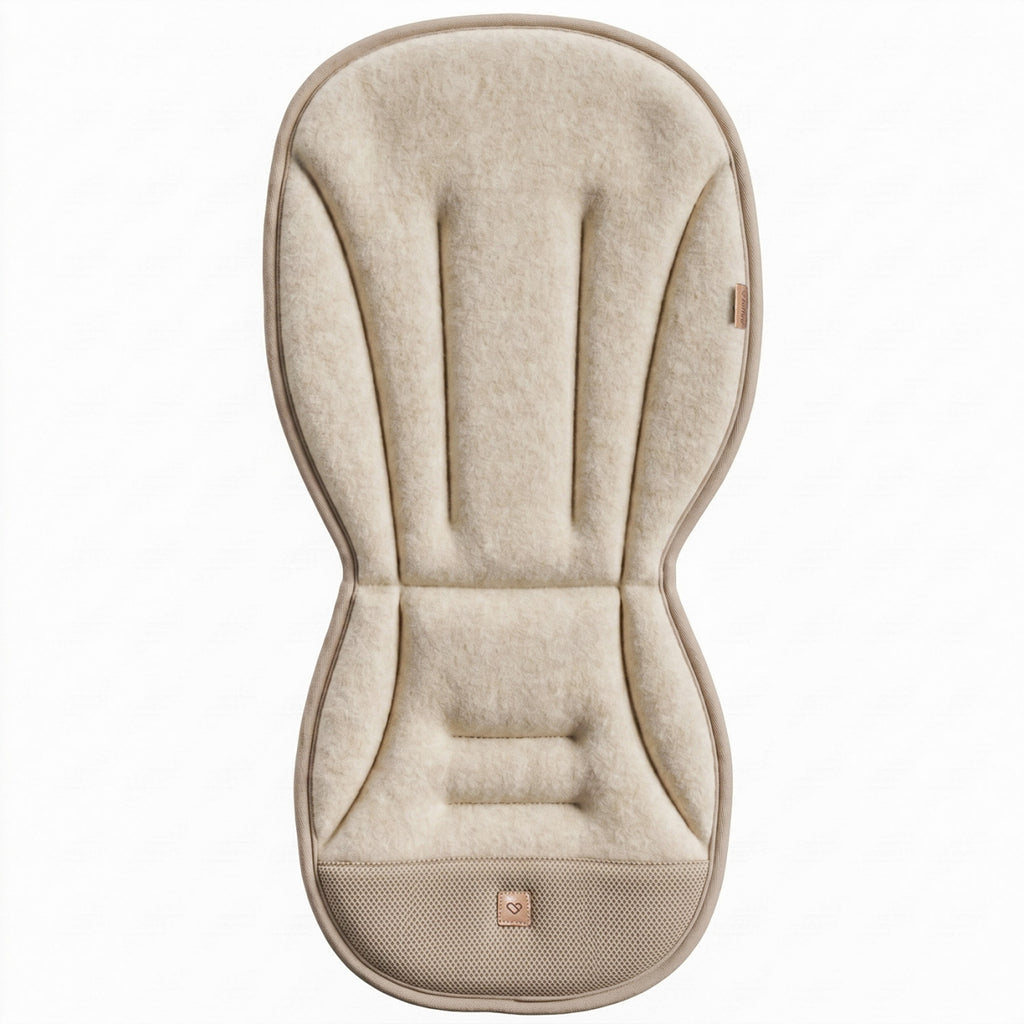 Sitzauflage Sierra, Beige – Seitenansicht