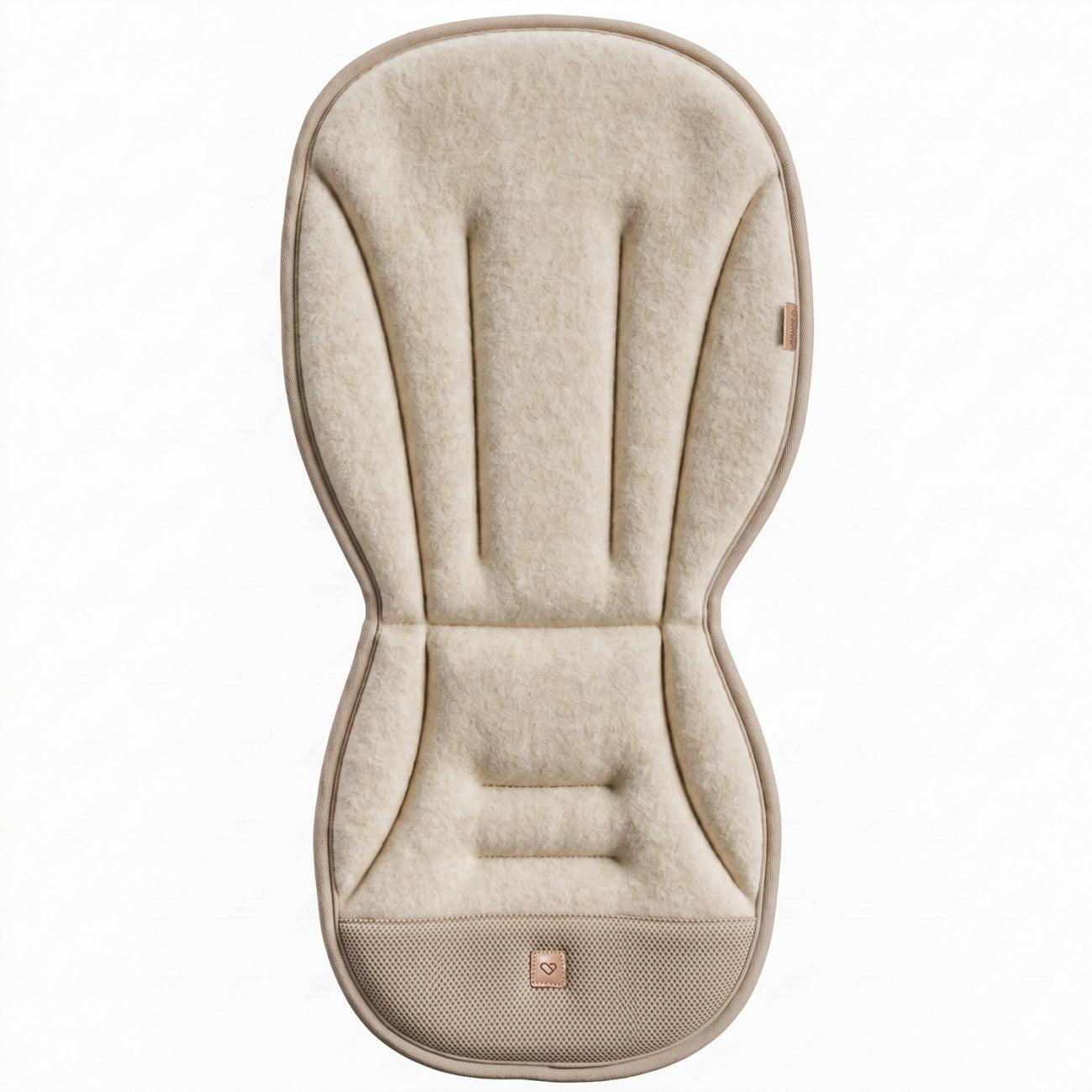 Sitzauflage Sierra, Beige – Seitenansicht