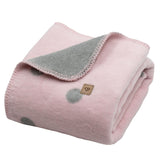 Baumwolldecke Oslo Dots Baby Pink