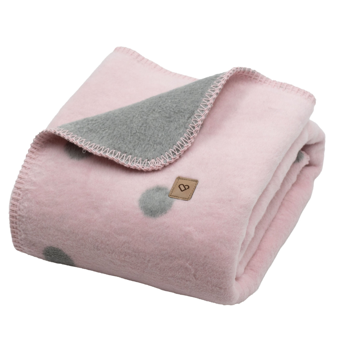 Baumwolldecke Bari baby pink