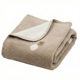 Baumwolldecke Oslo Dots Beige