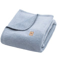 Baumwolldecke Oslo Baby Blue – weiche Baumwolldecke für Babys