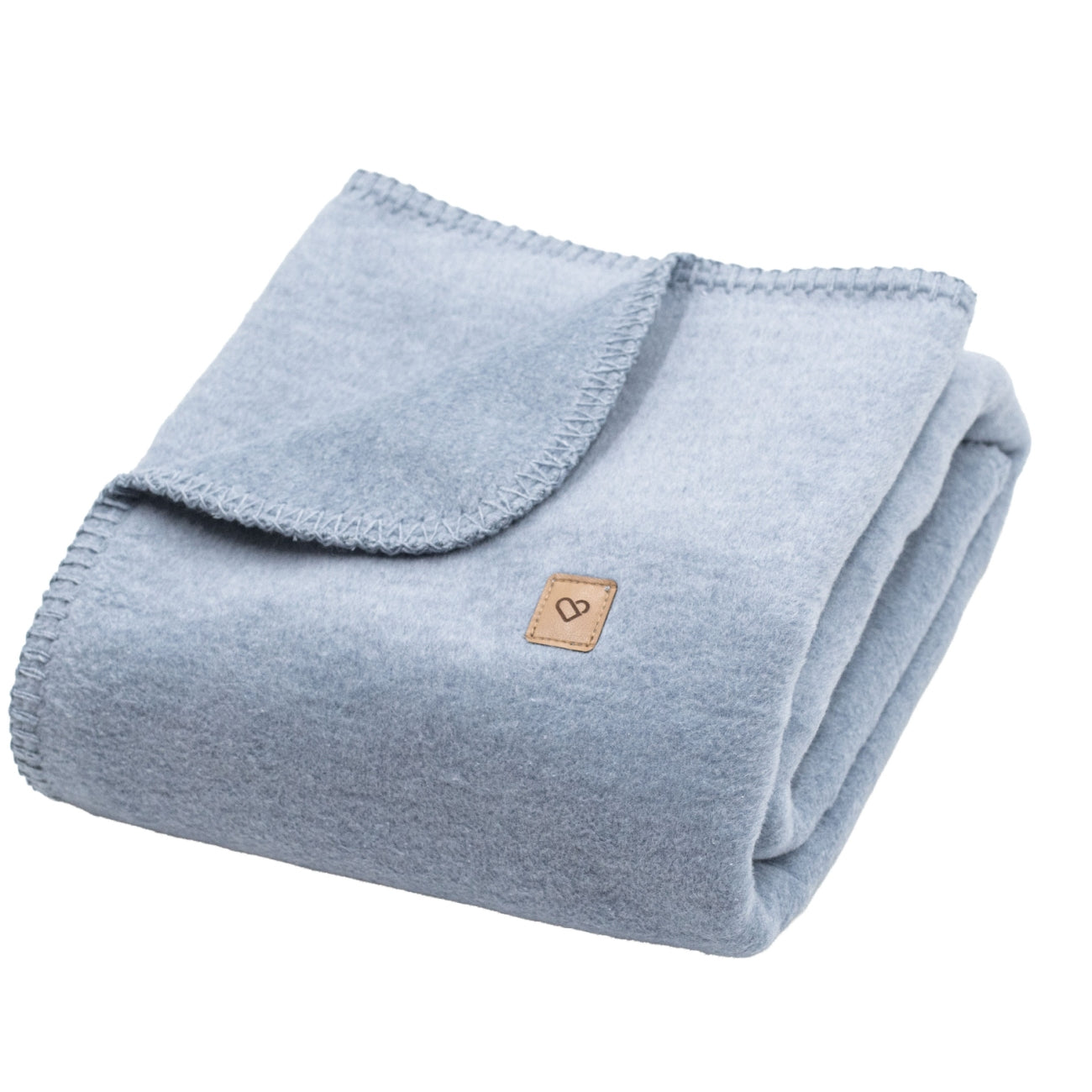 Baumwolldecke Oslo Baby Blue – weiche Baumwolldecke für Babys